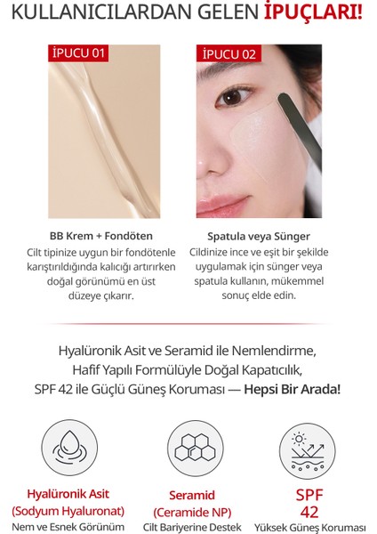 Mükemmel Kapatıcılık Sunan Çok Fonksiyonlu M Perfect Cover BB Cream Ex SPF42/PA+++ No.23 (20ml)