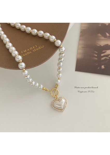 Yeni Perçin Metal Deri Yaka Crockpunk Aşk Kız Kültür Niş Kolye (Yurt Dışından)