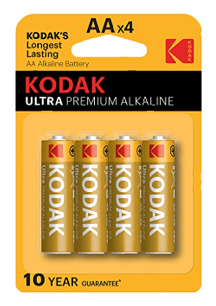 2 Adet Kodak Ultra Premium Alkalin Kalem Pil 4'lü