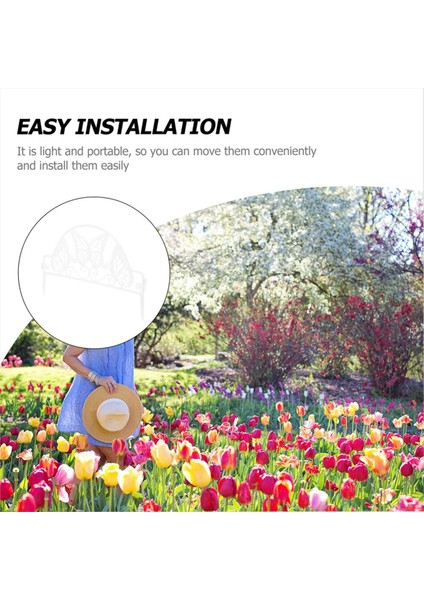 4pcs Açık Çit Bahçe Çit Sınır Çit Süsleme Çim Çit Noel Ağacı Süslemeleri Kenar Sınırları (Yurt Dışından) fiyatları