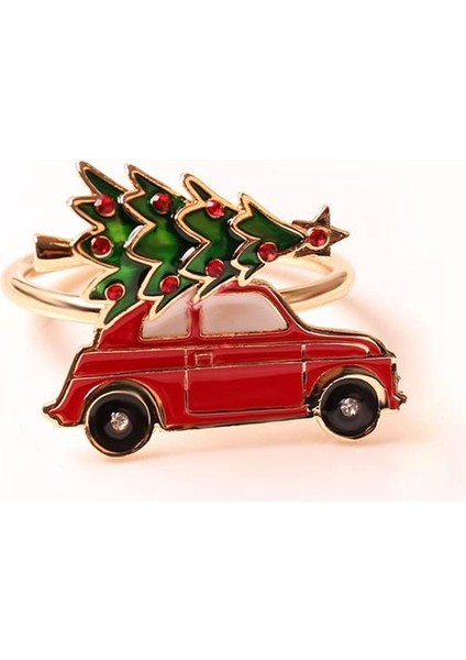 6pcs Yaratıcı Sevimli Araba Şekli Metal Noel Peçete Yüzüğü Tutucu Çok Renkli Havlu Doku Yüzüğü Peçete Tokası Masa Dekor (Yurt Dışından) indirimleri