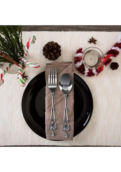 Cadılar Bayramı Kaşık Deniz Kızı Tutma Sofra Takımları Vintage Yemek Masa Sofra Takımı Set Noel Leri D (Yurt Dışından) fırsatları