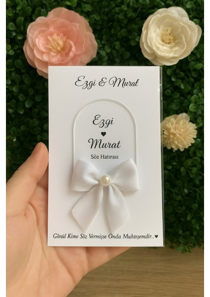 Uv Baskı Pleksi Magnet Söz, Nişan, Nikah, Düğün, Kına 10 Adet