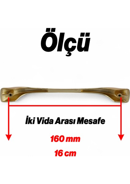 Mobilya Çekmece Mutfak Dolabı Dolap Kapak Kulpları Kulb Metal Mat Altın Gold Kulp 160 mm modelleri