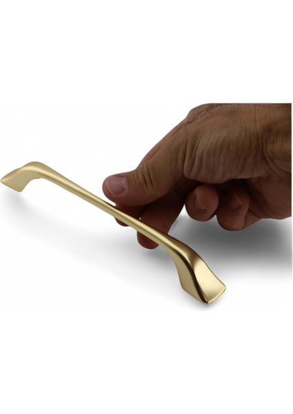 Mobilya Çekmece Mutfak Dolabı Dolap Kapak Kulpları Kulb Metal Mat Altın Gold Kulp 160 mm fırsatları
