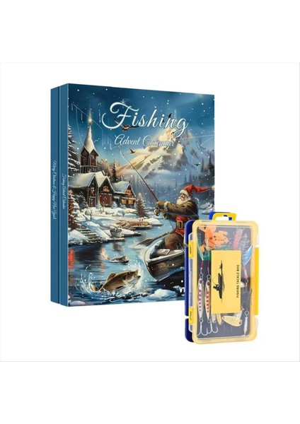 Adventcalendar Balıkçılık Takımları Noel Balıkçılık Takımları Geri Sayım Takvim Çok Fonksiyonlu Balıkçılık Cazibesi Depolama (Yurt Dışından)