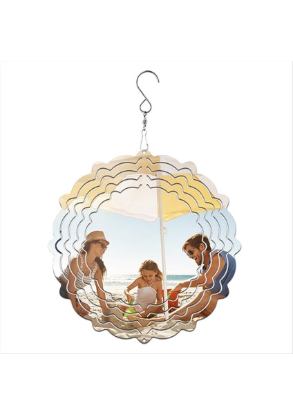 6pcs 8in Süblimasyon Rüzgar Spinner Boşlukları, 3D Alüminyum Noel Rüzgarla Çalışan Kinetik Spinner, Bahçeler ve Bahçe Turu Için (Yurt Dışından) fiyatları