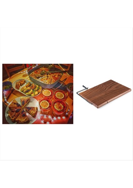 Kasap Blok Peynir Dilimleyici ve Peynir Kesici Ahşap Peynir Dilimleyici Ekmek Ham Noel Partisi 9.8x6.7x0.5inch (Yurt Dışından) indirimleri