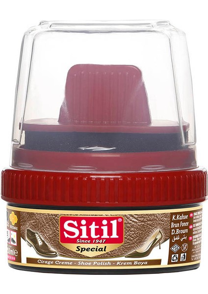 2 Adet Sitil Ayakkabı Boyası Krem 200 G Koyu Kahve fiyatları