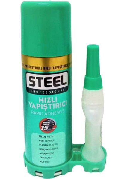 Hızlı Yapıştırıcı Set Mdf Kit - Yeşil - 100 ml