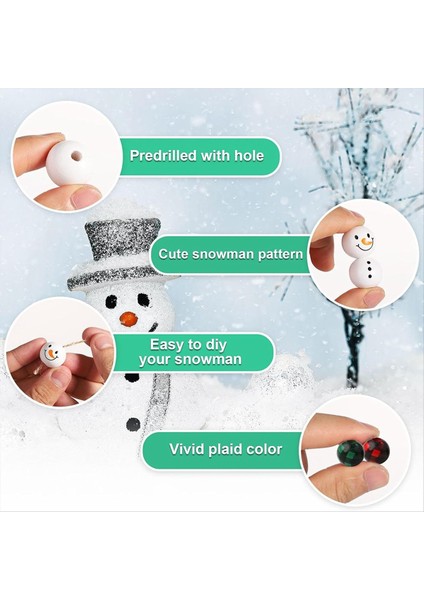 150PCS Ahşap Boncuklar 16MM 20MM Noel Baskı Ahşap Boncuklar Dekor Diy Zanaat Malzemeleri Için Ahşap Boncuklar (Yurt Dışından) indirimleri