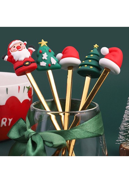 Noel Set Sofra Kaşık Kaşık ve Çatal Set Tatlı Kaşık Meyve Çatal Kahve Kaşık Sofra Seti (Yurt Dışından) indirimleri