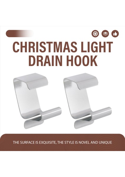 50PC Noel Işıkları Oluk Kancaları Galvanizli Tatil Işıkları Çatı Kancaları Noel Işık Klipleri Noel Işık Oluk Askıları (Yurt Dışından) fırsatları