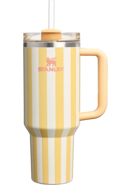 4 Adet Stanley The Quencher H2.0 Flowstate Butter Cabana Gloss Pipetli Termos 1,18 Litre fiyatları