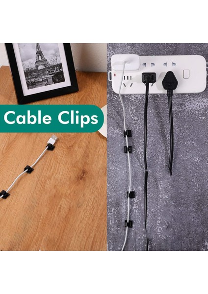 50 Pcs Mini Kablo Klipsleri Kanca Noel Işık Klipsleri Kendinden Yapışkan Işık Kancaları Kablo Klipsleri Masa Dış Diz Işıkları (Yurt Dışından) modelleri