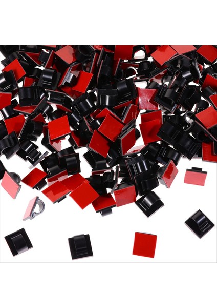 50 Pcs Mini Kablo Klipsleri Kanca Noel Işık Klipsleri Kendinden Yapışkan Işık Kancaları Kablo Klipsleri Masa Dış Diz Işıkları (Yurt Dışından) indirimleri