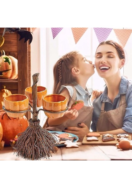 Sevimli Cadılar Bayramı Reçine Kabak Kaseleri Servis Meyve Salatası Atıştırmalıkları Servis Için Cadılar Bayramı Parti Masa Tepsileri Noel (Yurt Dışından) fiyatları