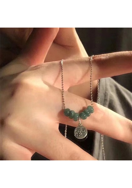 Yeni Çin Zen Uzun Bronz Tüy Kolye Vintage Bohem Etnik Tarzı Çift Jumper Giyim Uzun Aksesuarlar (Yurt Dışından)