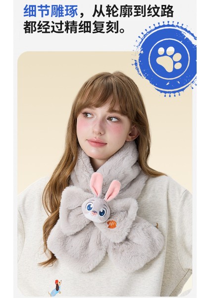Disney Orijinal Sonbahar ve Kış Judy Tavşan Peluş Eşarp (Yurt Dışından) fiyatları