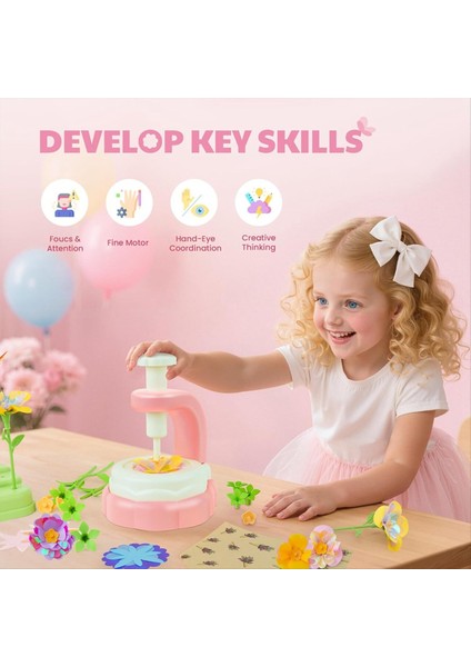 Kumaş Çiçek Buketleri Diy Kiti, Çocuklar Için Yaratıcı Çiçek Yapım Kitleri, Doğum Günü Noel Leri Kızlar Erkekler Gençler Gençler (Yurt Dışından) fırsatları