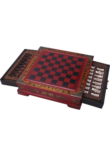 32PCS/SET Ahşap Masa Satranç Çin Satranç Oyunları Reçine Vintage Koleksiyon Si Chessman Noel Doğum Günü Premium Ler Eğlence Tahta Oyunu (Yurt Dışından) fırsatları
