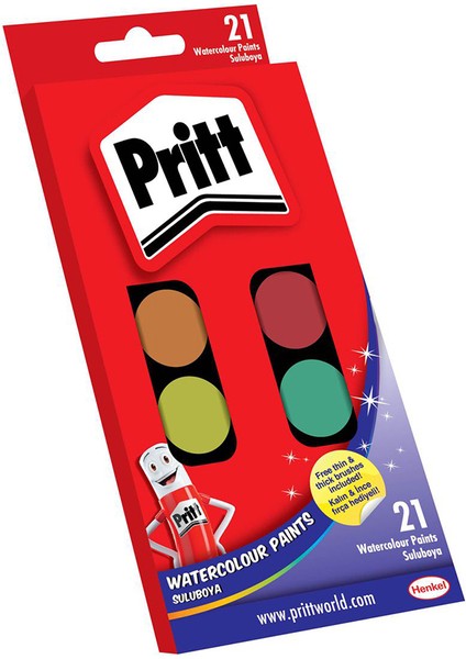 2 Adet Pritt 21LI Sulu Boya 1671703 fiyatları