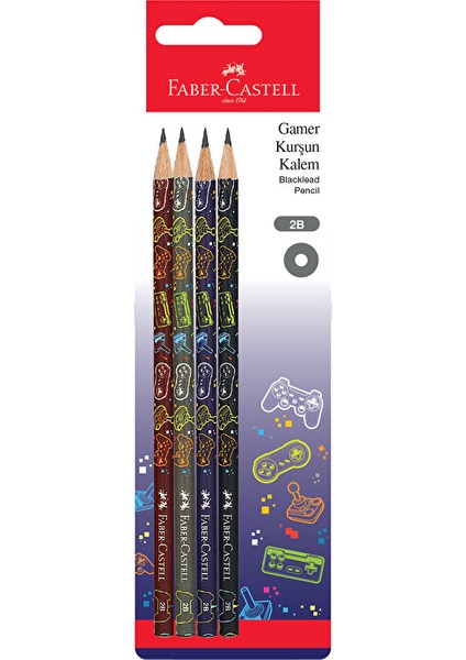 2 Adet Fc Bls Gamer Kurşun Kalem ,4'lü(Fsc)