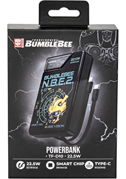 Bumblebee Powerbank 10000 mAh İki USB Çıkışıyla Taşınabilir Şarj Cihazı fiyatları