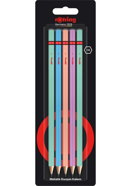 2 Adet Kurşun Kalem Rotring Metalik 5'li fiyatları