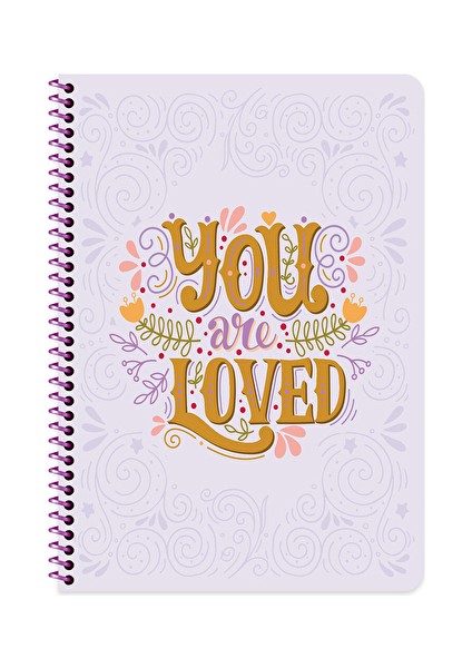 2 Adet Keskin A4 80 Yp.kar. Pp Kp.spiralli Motto Defter
