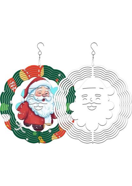 6 Paketi 8 Inç Süblimasyon Rüzgar Spinner Boşlukları Açık Bahçe Için Rüzgar Iplikçileri Asma Noel Noel Rüzgar Spinner (Yurt Dışından) fiyatları