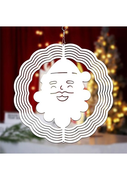 6 Paketi 8 Inç Süblimasyon Rüzgar Spinner Boşlukları Açık Bahçe Için Rüzgar Iplikçileri Asma Noel Noel Rüzgar Spinner (Yurt Dışından) fırsatları