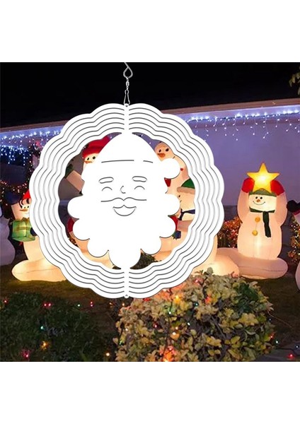 6 Paketi 8 Inç Süblimasyon Rüzgar Spinner Boşlukları Açık Bahçe Için Rüzgar Iplikçileri Asma Noel Noel Rüzgar Spinner (Yurt Dışından) indirimleri