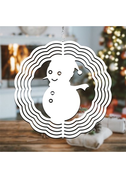 6 Paket 8 Inç Süblimasyon Rüzgar Spinner Boşluklar Noel Günü Rüzgar Spinnerları Açık Bahçe Için Rüzgar Iplikçileri Asılı (Yurt Dışından) indirimleri