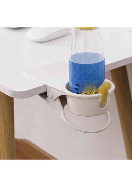 Anti-Dökülme Fincan Tutucu Kelepçe Masa Yan Su Bardağı Tutucu Işyeri Ev Masası Bilgisayar Masası Yan Bardak Tutucu Siyah (Yurt Dışından) fiyatları