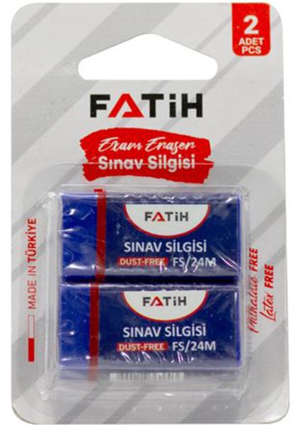 3 Adet Fatih Sınav Silgisi 2'li fiyatları