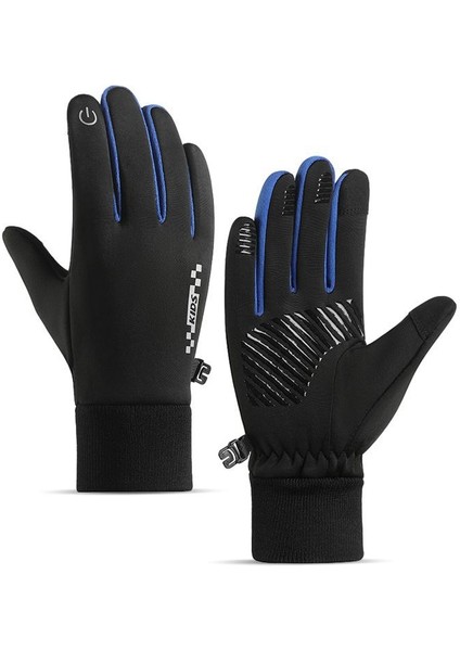 Kış Çocuk Eldivenleri Artı Kadife Sıcak Rüzgar Geçirmez ve Soğuk Eldivenler (Yurt Dışından)