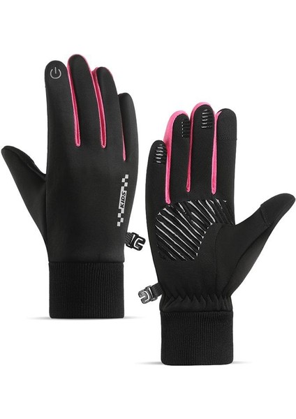 Kış Çocuk Eldivenleri Artı Kadife Sıcak Rüzgar Geçirmez ve Soğuk Eldivenler (Yurt Dışından)