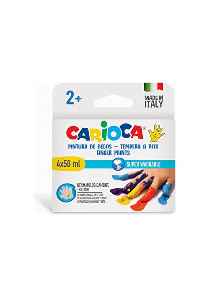 2 Adet Carioca Baby Parmak Boyası 4 Renk 50ML
