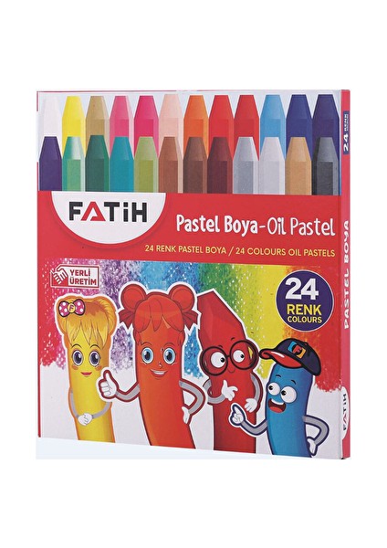 2 Adet Fatih Pastel Boya 24'ü King Size