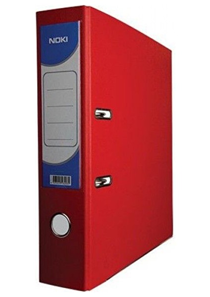 3 Adet Noki Kırmızı Geniş Klasör