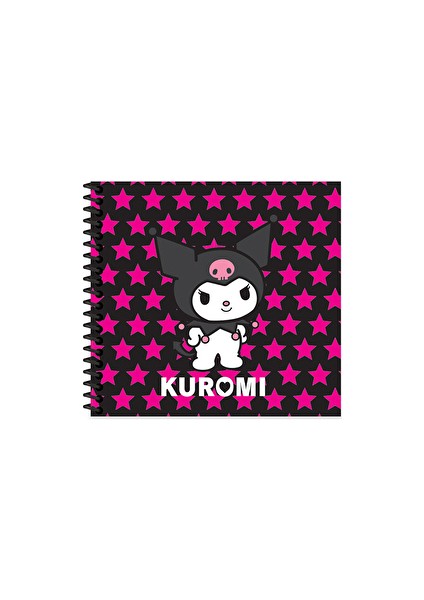 3 Adet Kuromi 16*15 50 Yp. Çiz.spr.sert Kp. Defter