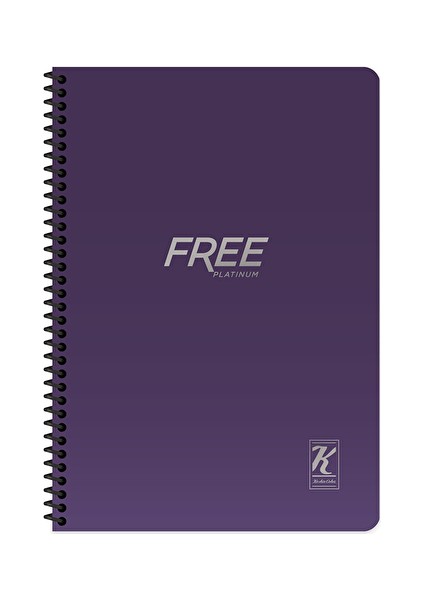 3 Adet Keskin A4 60 Yp.kareli Pp Kap.free Platinum Def