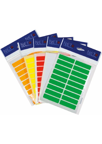 4 Adet Fly Etiket Renkli Küçük Boy fiyatları