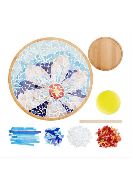 El Yapımı Mozaik Bardak Altlıkları Için Uygun Yetişkin Yeni Başlayanlar Için Dıy Mozaik Zanaat Kiti Ev Dekoru Noel Leri (Yurt Dışından)