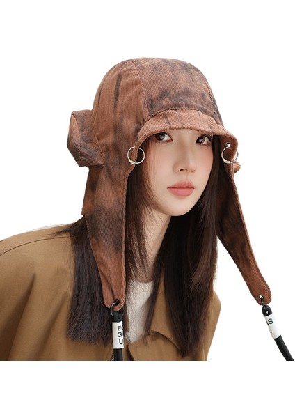Kadın Sonbahar ve Kış Şapkaları Rüzgar Geçirmez Çok Yönlü Şapkalar (Yurt Dışından)