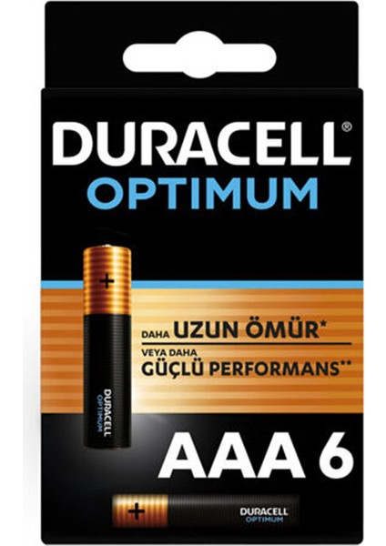 4 Adet Duracell Optimum Ince Kalem 6'lı Aaa fiyatları