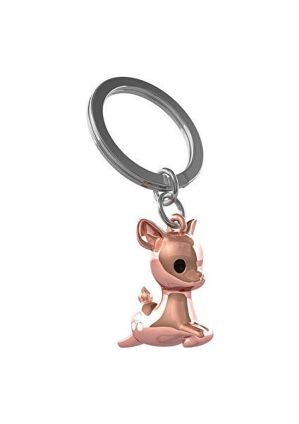 3 Adet Metalmorphose Nadas Geyik Anahtarlık Rose Gold MTM191-02