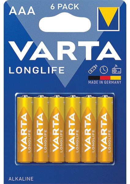 4 Adet Varta Longlife Extra 6'lı Ince Pil fiyatları