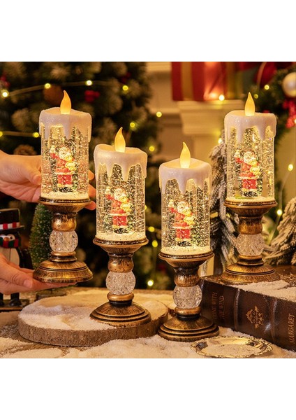 Noel Dekorasyonları Mum Işıkları Noel Işıkları Kar Işıkları Çocukların Doğum Günü Noel Leri (Yurt Dışından) modelleri